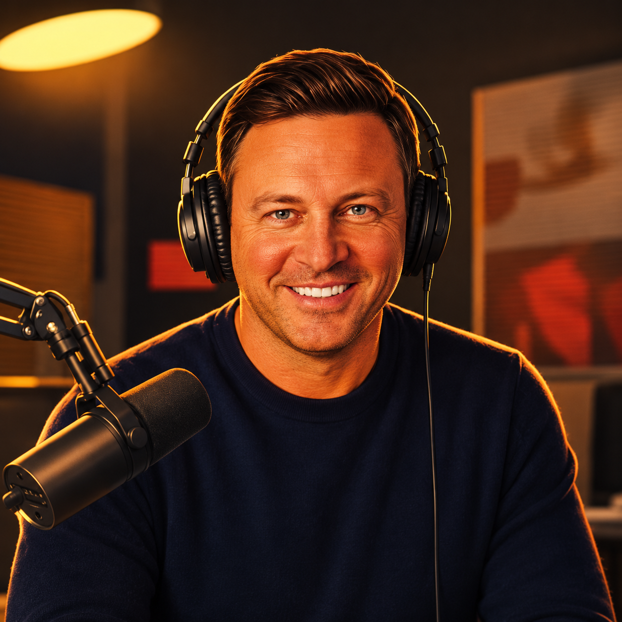 Restored microphone portrait from the supplied Beyond The Rail website reference